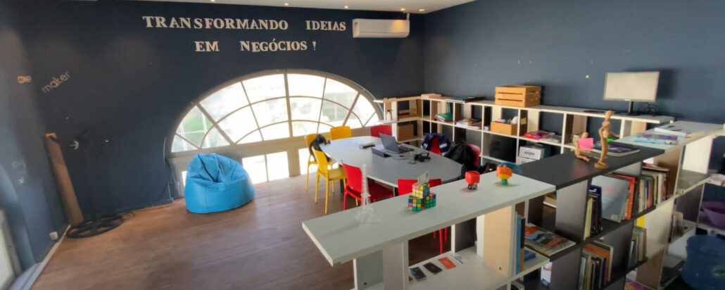 Conheça a pré-incubadora CocreationLab. Na foto, o interior da unidade MESC, em Florianópolis.
