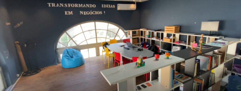 Conheça a pré-incubadora CocreationLab. Na foto, o interior da unidade MESC, em Florianópolis.