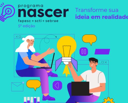 Programa Nascer de pré-incubação, realizado pelo Sebrae/SC, FAPESC e a SCTI, apoia empreendedores a transformarem ideias em negócios.