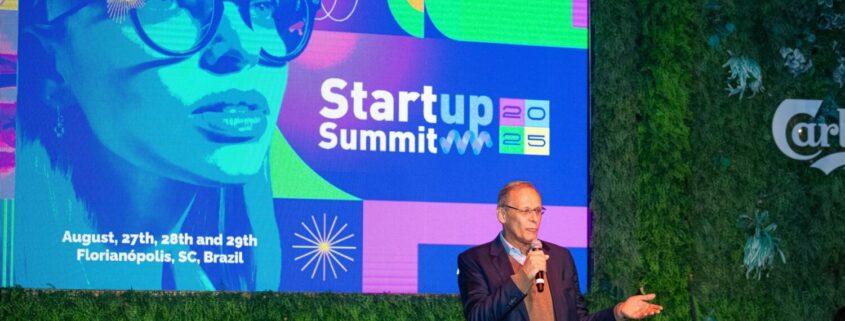 Startup Summit 2025 espera receber mais de 10 mil pessoas nos dias 27, 28 e 29 de agosto, na Capital Nacional das Startups, Florianópolis