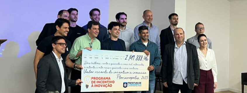 Programa de Incentivo à Inovação de Florianópolis apoia projetos por meio da destinação de recursos financeiros provenientes de impostos.
